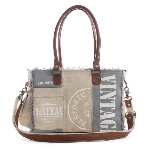 Sac à main Vintage gris S