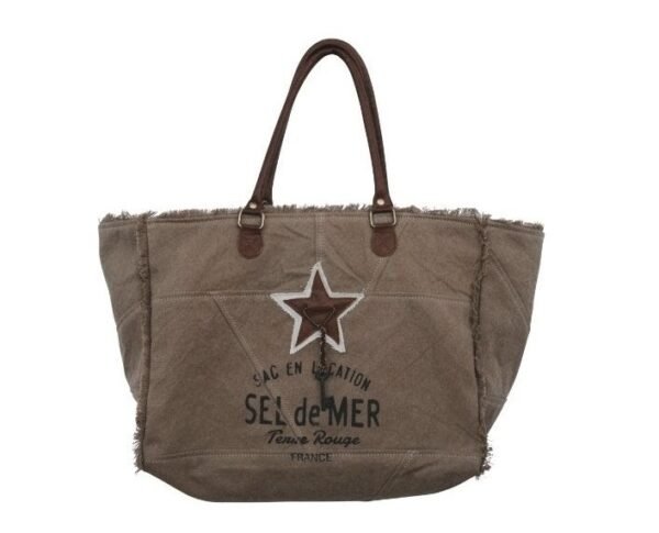 Cabas sel de mer beige dulce L