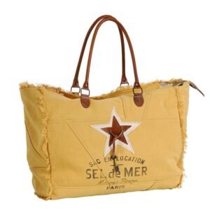 Cabas sel de mer safran L