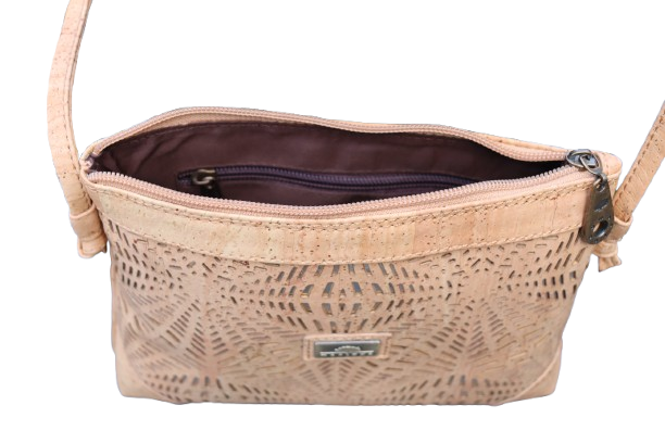 Sac bandoulière Laser en liège Naturel