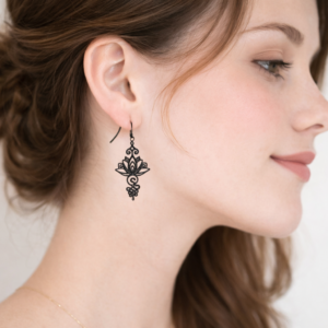 Boucles d'oreilles Fleur de Lotus