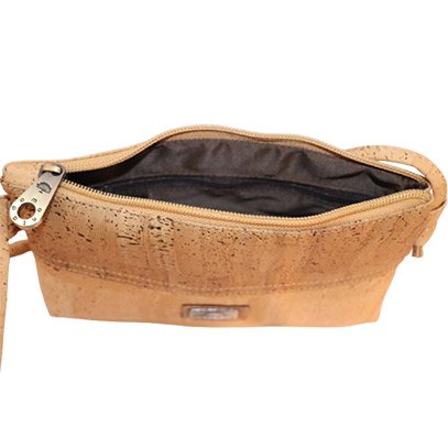 Sac bandoulière en liège Taco/Naturel