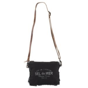 Sac bandoulière Sel de Mer Noir